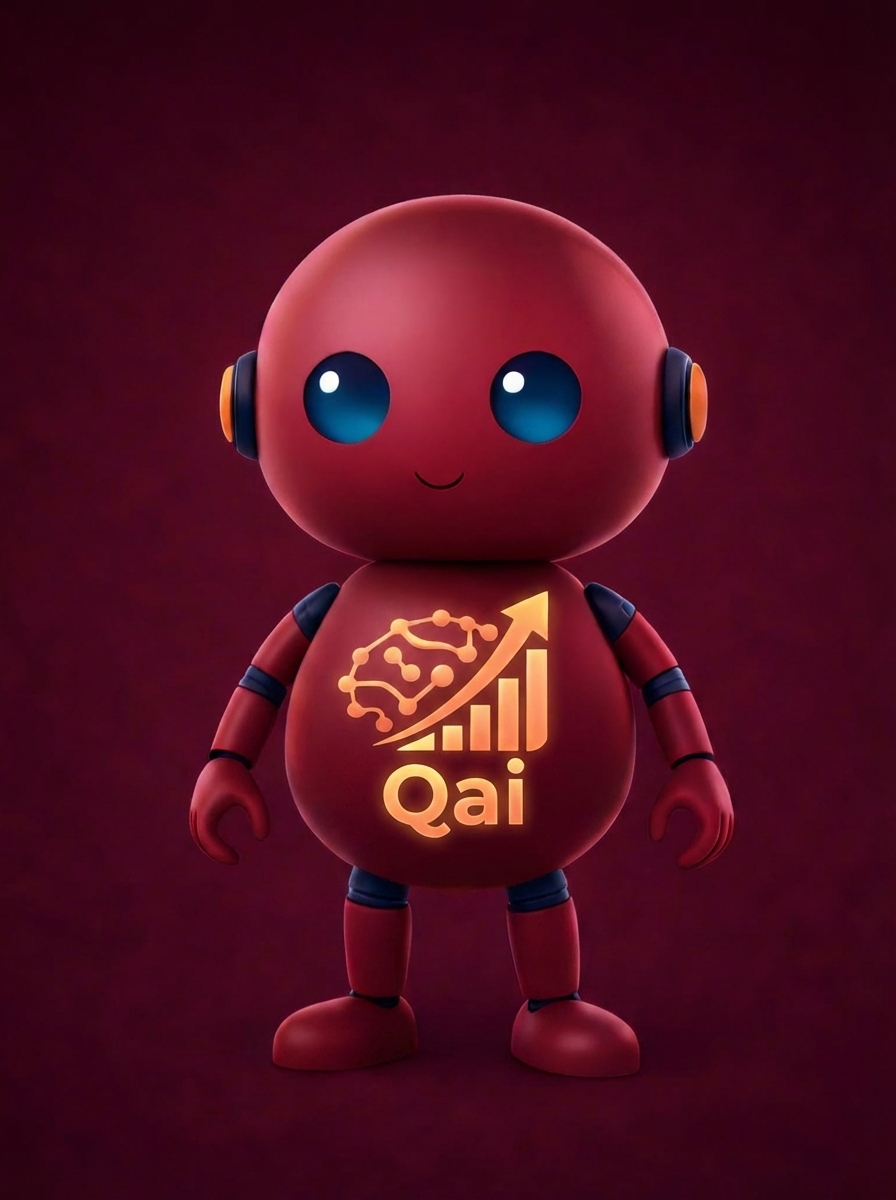Qai — Upscaliq AI Mascot, Chief AI Intelligence Officer